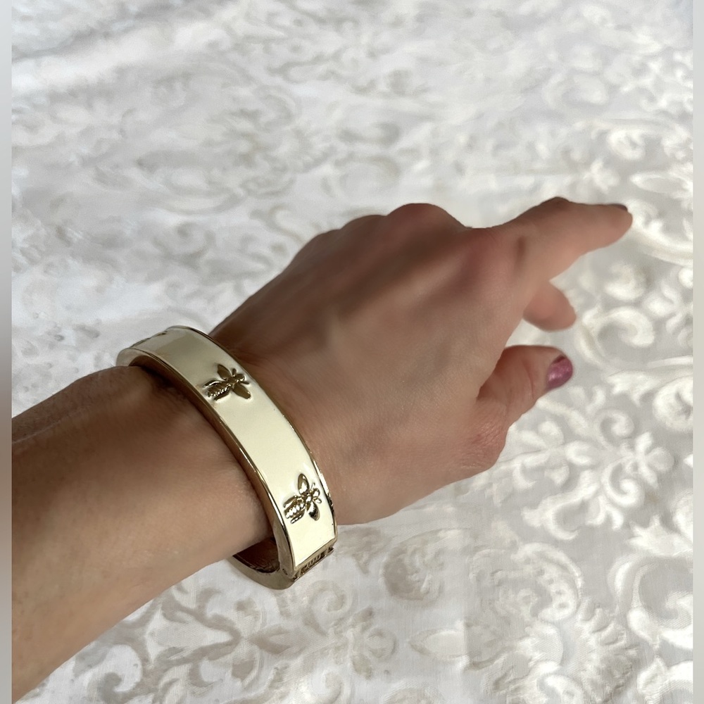 White and gold summer bracelet
